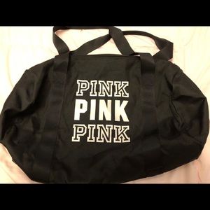 PINK by Victoria’s Secret black duffle bag